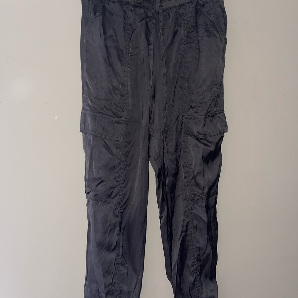 Aerie Charcoal Cargo Pants